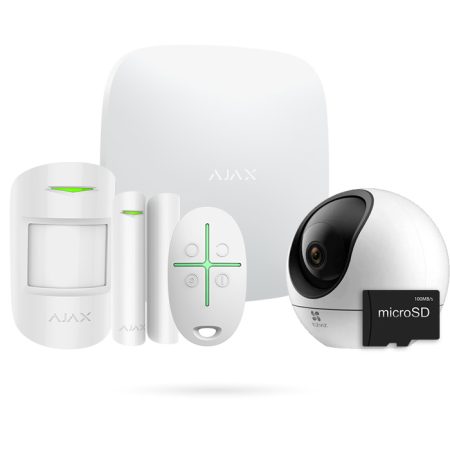 Kit Alarma con Videovigilancia AJAX y Grabación para casa 
