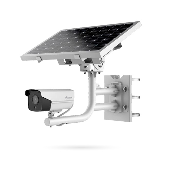fórmula Brillante contrabando Cámara solar 4G para videovigilancia sin cables de electricidad ni ethernet