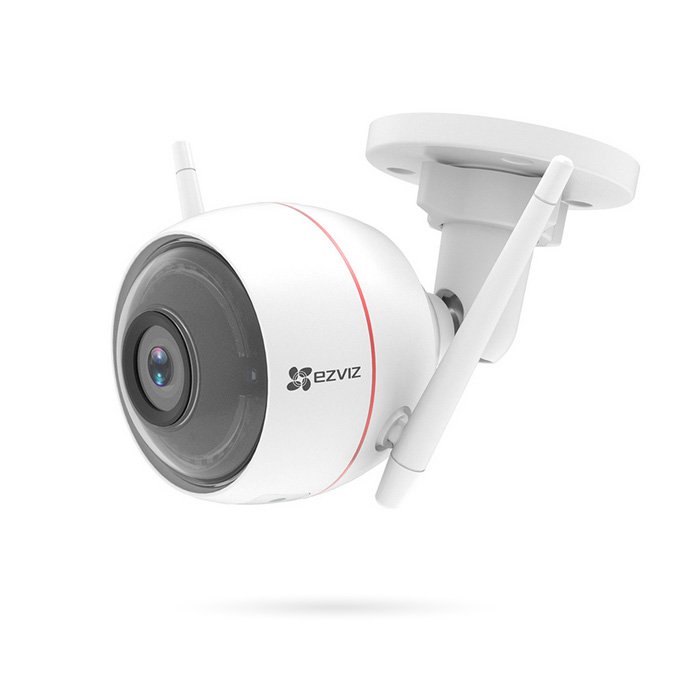 EZVIZ Cámara de seguridad para exteriores, cámara WiFi 2K con alerta de  movimiento, visión nocturna a color e impermeable IP67, detección de  personas