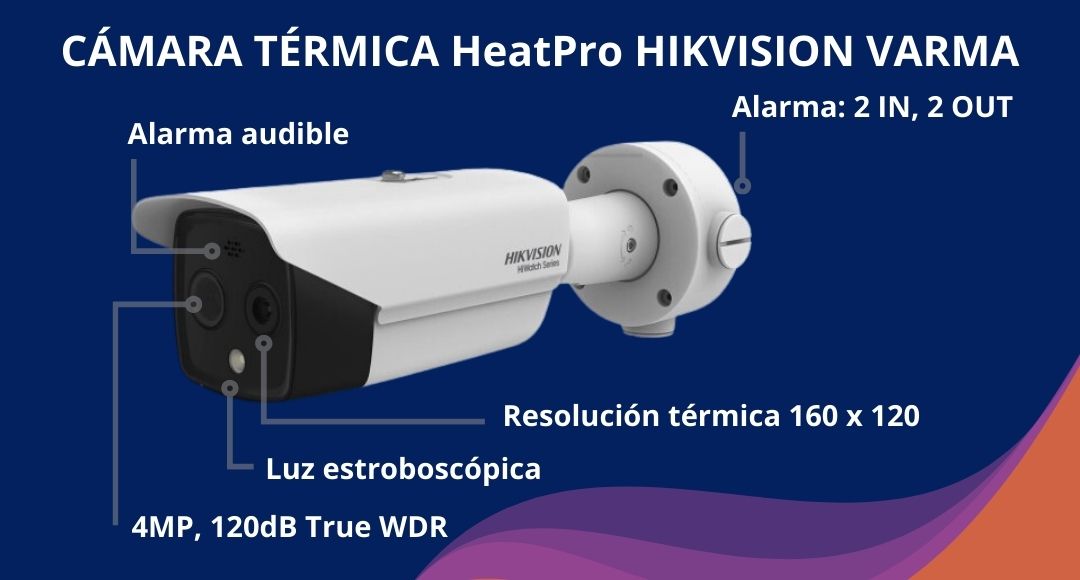 Esta cámara térmica puede detectar la diferencia de radiación para crear las imágenes