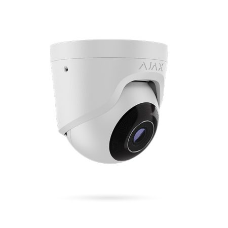 AJAX TURRETCAM Cámara con IA 5Mp Lente 2.8mm IR 35m Poe Micrófono Exterior